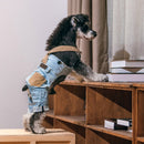 宠物狗狗衣服时尚背带裤子牛仔裤泰迪比熊小型犬潮牌